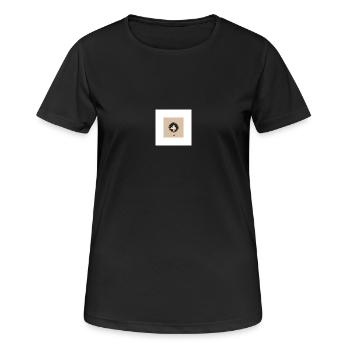 Naturel - T-shirt respirant Femme - noir - Devant - AI Model Female 172 light (172cm)
