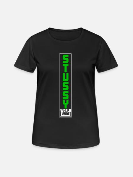 Stussy T-Shirt - Women's Breathable T-Shirt - black