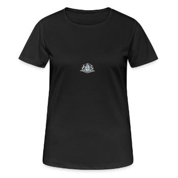 Marseille - T-shirt respirant Femme - noir - Devant - AI Model Female 172 light (172cm)