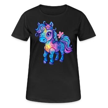 Rainbow bangs - Women's Breathable T-Shirt - black - Front - AI Model Female 172 light (172cm)