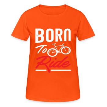 bicycle - Women's Breathable T-Shirt - neon orange - Front - AI Model Female 172 dark (172cm)