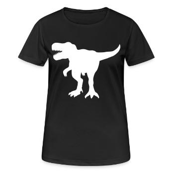 Dinosaur gift - Women's Breathable T-Shirt - black - Front - AI Model Female 172 light (172cm)