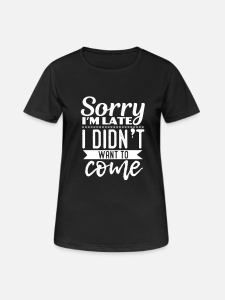 Funny - Funny - Saying - Funny saying - Women's Breathable T-Shirt - black