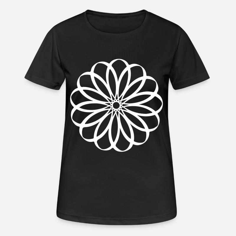 Geometric art - Women's Breathable T-Shirt - black