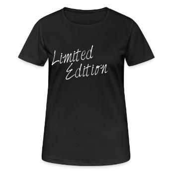 Limited Edition - T-shirt respirant Femme - noir - Devant - AI Model Female 172 light (172cm)