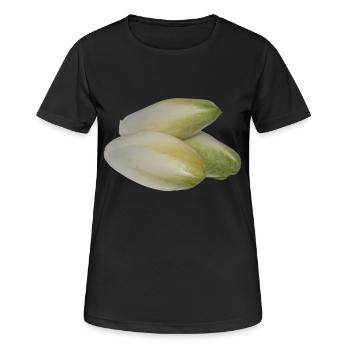 salad salad lettuce halloween vegetables vegetables12 - Women's Breathable T-Shirt - black - Front - AI Model Female 172 light (172cm)