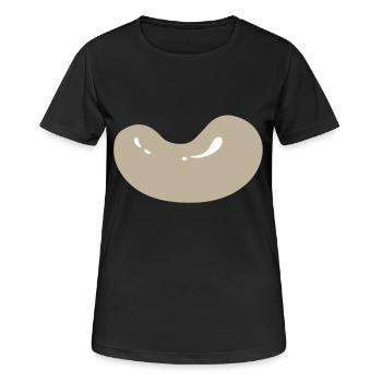 kidney beans beans veggie vegetables vegetables12 - Women's Breathable T-Shirt - black - Front - AI Model Female 172 light (172cm)