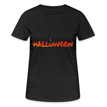HALLOWEEN - Women's Breathable T-Shirt - black - Front - AI Model Female 172 light (172cm)