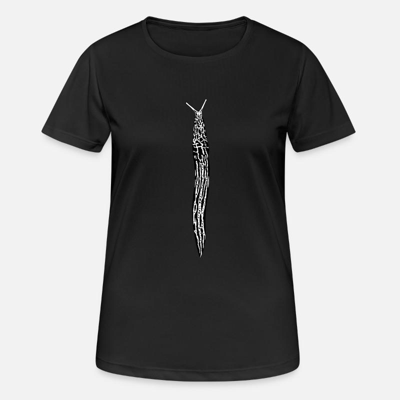 Great grey slug - Women's Breathable T-Shirt - black