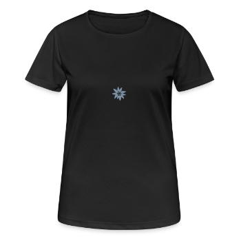 Edelweiss - Women's Breathable T-Shirt - black - Front - AI Model Female 172 light (172cm)