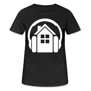 House - Frauen T-Shirt atmungsaktiv - Schwarz - Vorne - AI Model Female 172 light (172cm)