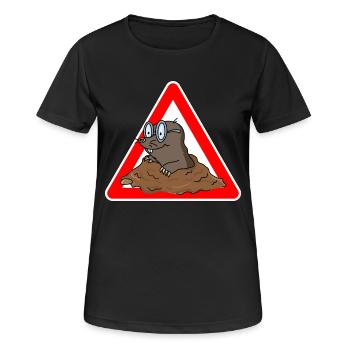 taupe - T-shirt respirant Femme - noir - Devant - AI Model Female 172 light (172cm)