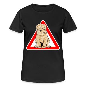Labradoodle Goldendoodle Doodle Dog - Women's Breathable T-Shirt - black - Front - AI Model Female 172 light (172cm)