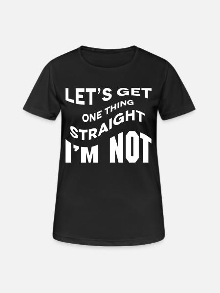 Straight - Women's Breathable T-Shirt - black