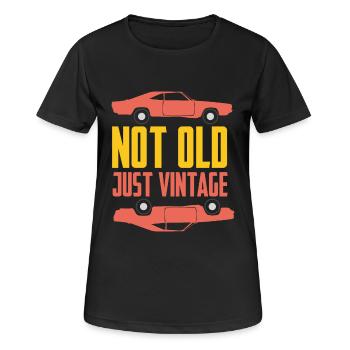 Voitures anciennes - T-shirt respirant Femme - noir - Devant - AI Model Female 172 light (172cm)