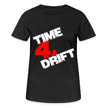 Time 4 un cadeau de dérive - T-shirt respirant Femme - noir - Devant - AI Model Female 172 light (172cm)