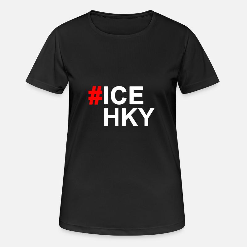 ice Hockey - Women's Breathable T-Shirt - black