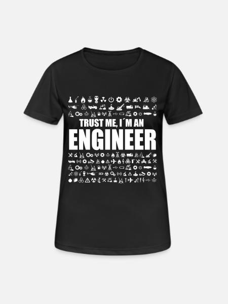 Trust Me Engineer new - Women's Breathable T-Shirt - black