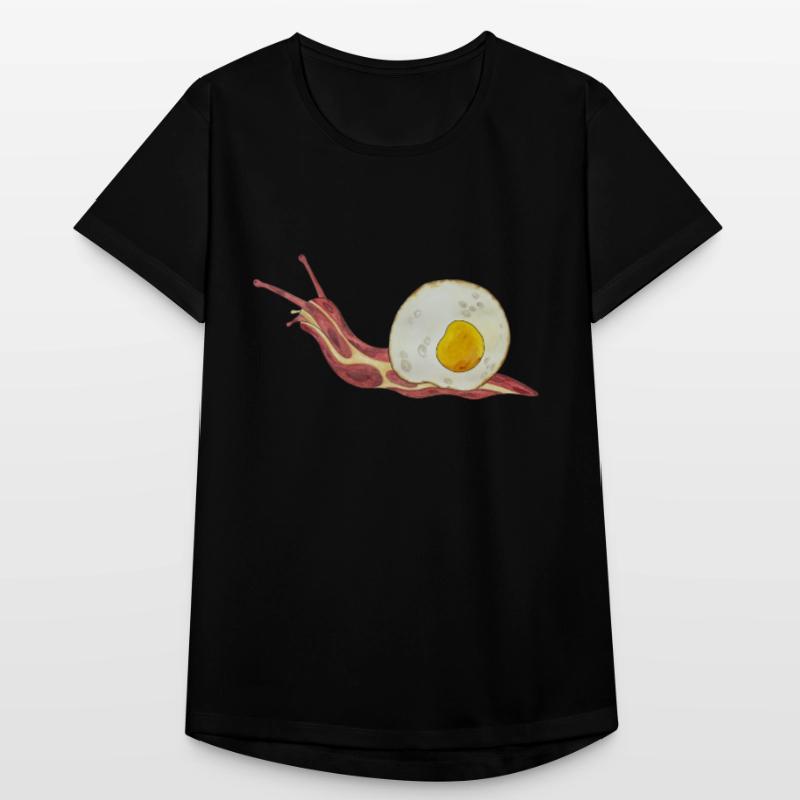 Bacon Roll Bacon and egg Fried Egg Women's Breathable T-Shirt
