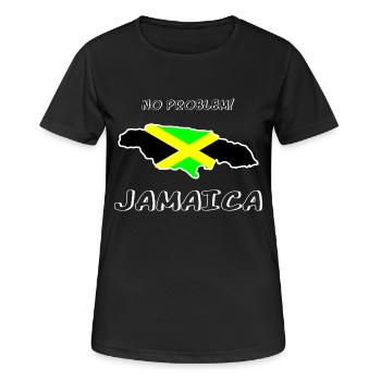 Jamaica - Women's Breathable T-Shirt - black - Front - AI Model Female 172 light (172cm)