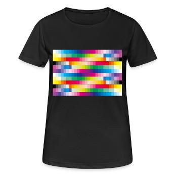 Colours - Women's Breathable T-Shirt - black - Front - AI Model Female 172 light (172cm)