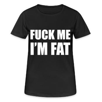 Fuck Me - T-shirt respirant Femme - noir - Devant - AI Model Female 172 light (172cm)