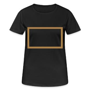 cadre pour image_2_2 - T-shirt respirant Femme - noir - Devant - AI Model Female 172 light (172cm)
