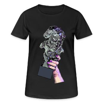 Goya-Schauspielerin - Frauen T-Shirt atmungsaktiv - Schwarz - Vorne - AI Model Female 172 light (172cm)
