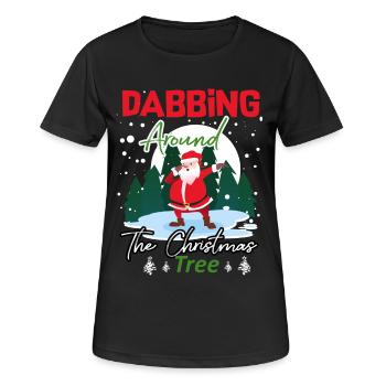 Dab Santa Gift Christmas Christmas Dabb - Women's Breathable T-Shirt - black - Front - AI Model Female 172 light (172cm)