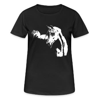 arabisches Pferd - Frauen T-Shirt atmungsaktiv - Schwarz - Vorne - AI Model Female 172 light (172cm)