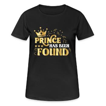 JGA Bachelorettes Farewell Princes Found - Women's Breathable T-Shirt - black - Front - AI Model Female 172 light (172cm)