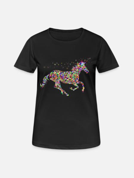 unicorn - Women's Breathable T-Shirt - black