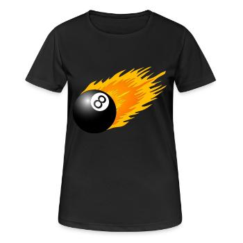 8 ball - Women's Breathable T-Shirt - black - Front - AI Model Female 172 light (172cm)