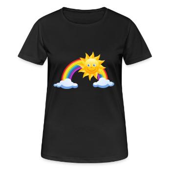 Sunbathe as a gift - Women's Breathable T-Shirt - black - Front - AI Model Female 172 light (172cm)