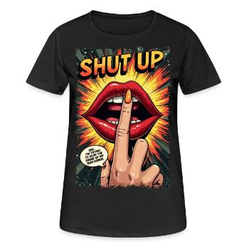 Mein eigenes Genie - Frauen T-Shirt atmungsaktiv - Schwarz - Vorne - AI Model Female 172 light (172cm)