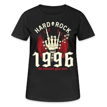30 Ans Rockeur 30eme Anniversaire 1996 - T-shirt respirant Femme - noir - Devant - AI Model Female 172 light (172cm)