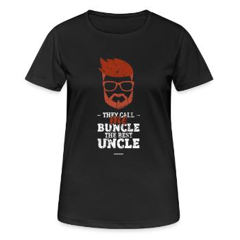 Man Names Me Buncle The Best Uncle - Women's Breathable T-Shirt - black - Front - AI Model Female 172 light (172cm)