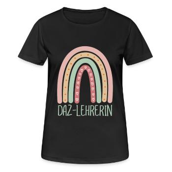 DAZ-Lehrerin Vintage Fremdsprachenlehrerin - Frauen T-Shirt atmungsaktiv - Schwarz - Vorne - AI Model Female 172 light (172cm)