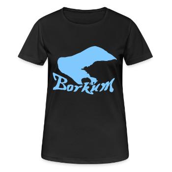 Tatouage Bokum - T-shirt respirant Femme - noir - Devant - AI Model Female 172 light (172cm)