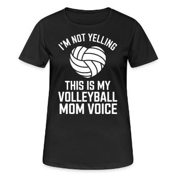 volley-ball dire drôle de cadeau de volley-ball - T-shirt respirant Femme - noir - Devant - AI Model Female 172 light (172cm)