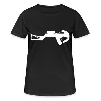 Armbrust, Crossbow - Women's Breathable T-Shirt - black - Front - AI Model Female 172 light (172cm)