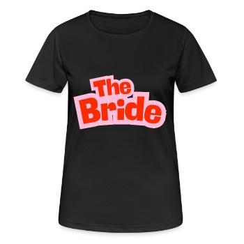 La mariée - T-shirt respirant Femme - noir - Devant - AI Model Female 172 light (172cm)