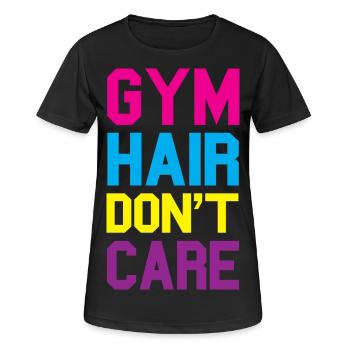 Gym - T-shirt respirant Femme - noir - Devant - AI Model Female 172 light (172cm)