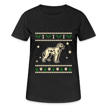 Taigan Weihnachtsgeschenk - Frauen T-Shirt atmungsaktiv - Schwarz - Vorne - AI Model Female 172 light (172cm)
