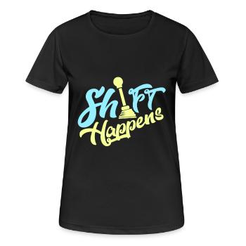 Shift Happens - Car Shirt - Women's Breathable T-Shirt - black - Front - AI Model Female 172 light (172cm)