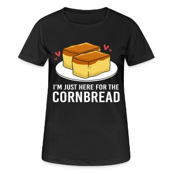 Glutenfrei - Frauen T-Shirt atmungsaktiv - Schwarz - Vorne - AI Model Female 172 light (172cm)