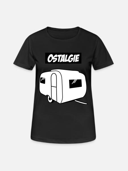 Ostalgie QEK Junior - Women's Breathable T-Shirt - black