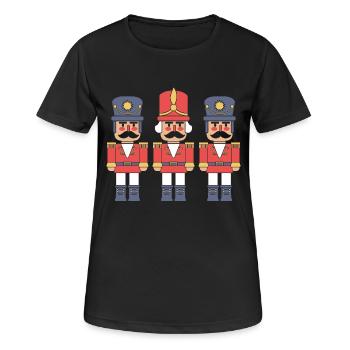 Noël Casse-Noisette - T-shirt respirant Femme - noir - Devant - AI Model Female 172 light (172cm)