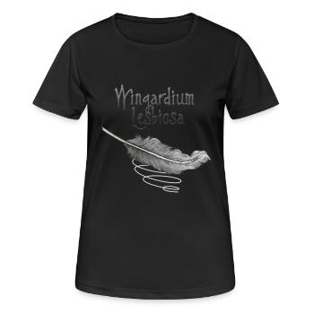 Lesbiosa - Frauen T-Shirt atmungsaktiv - Schwarz - Vorne - AI Model Female 172 light (172cm)