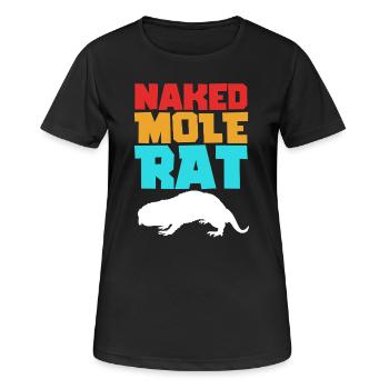Chiot de sable - T-shirt respirant Femme - noir - Devant - AI Model Female 172 light (172cm)